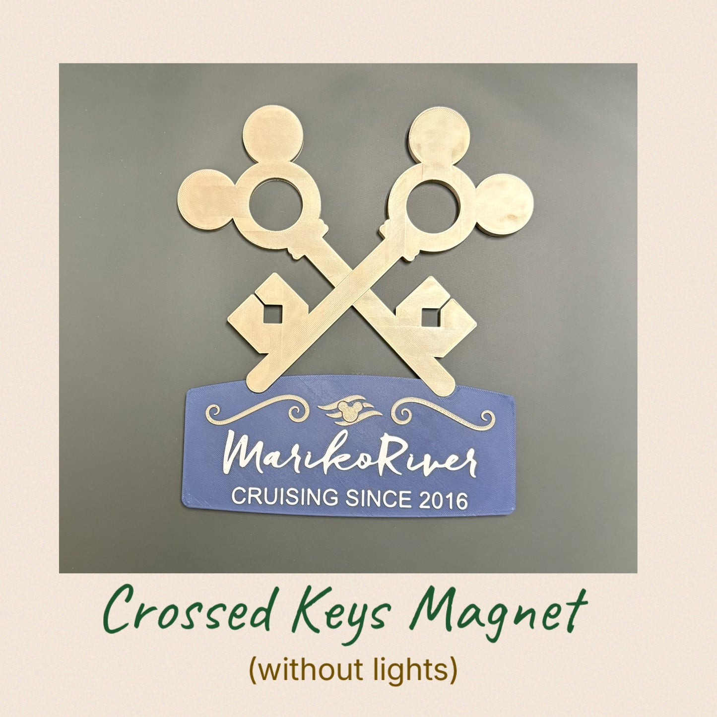 Crossed Keys Magnet