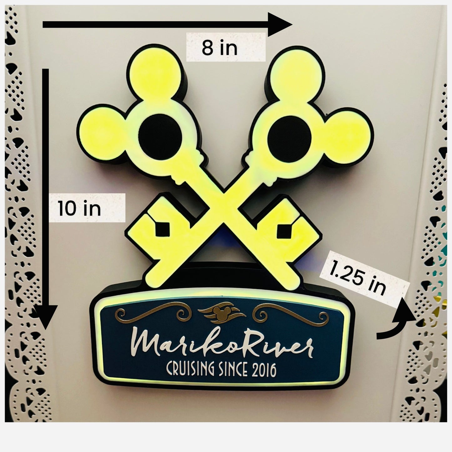 Crossed Keys Magnet