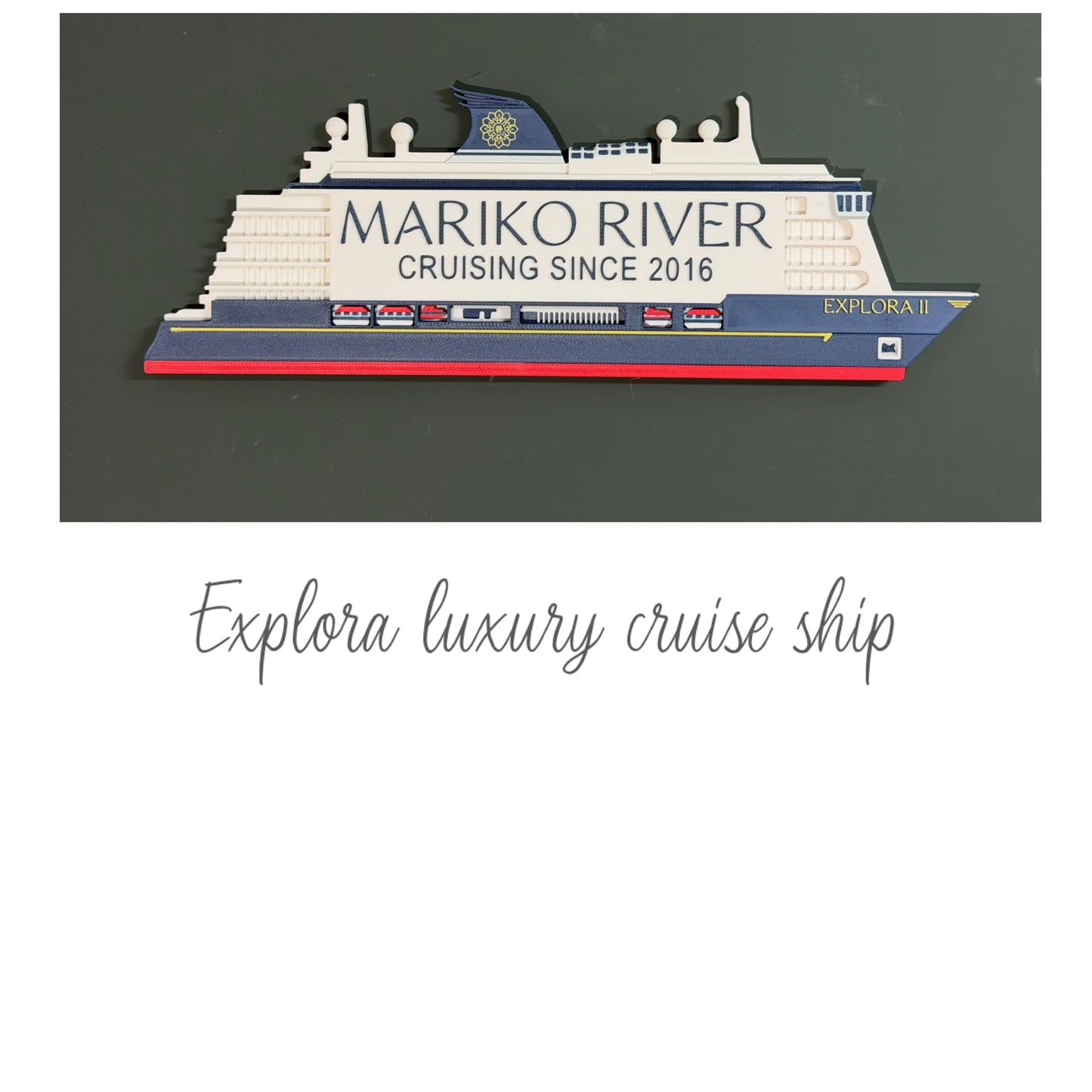 Explora luxury ship magnet