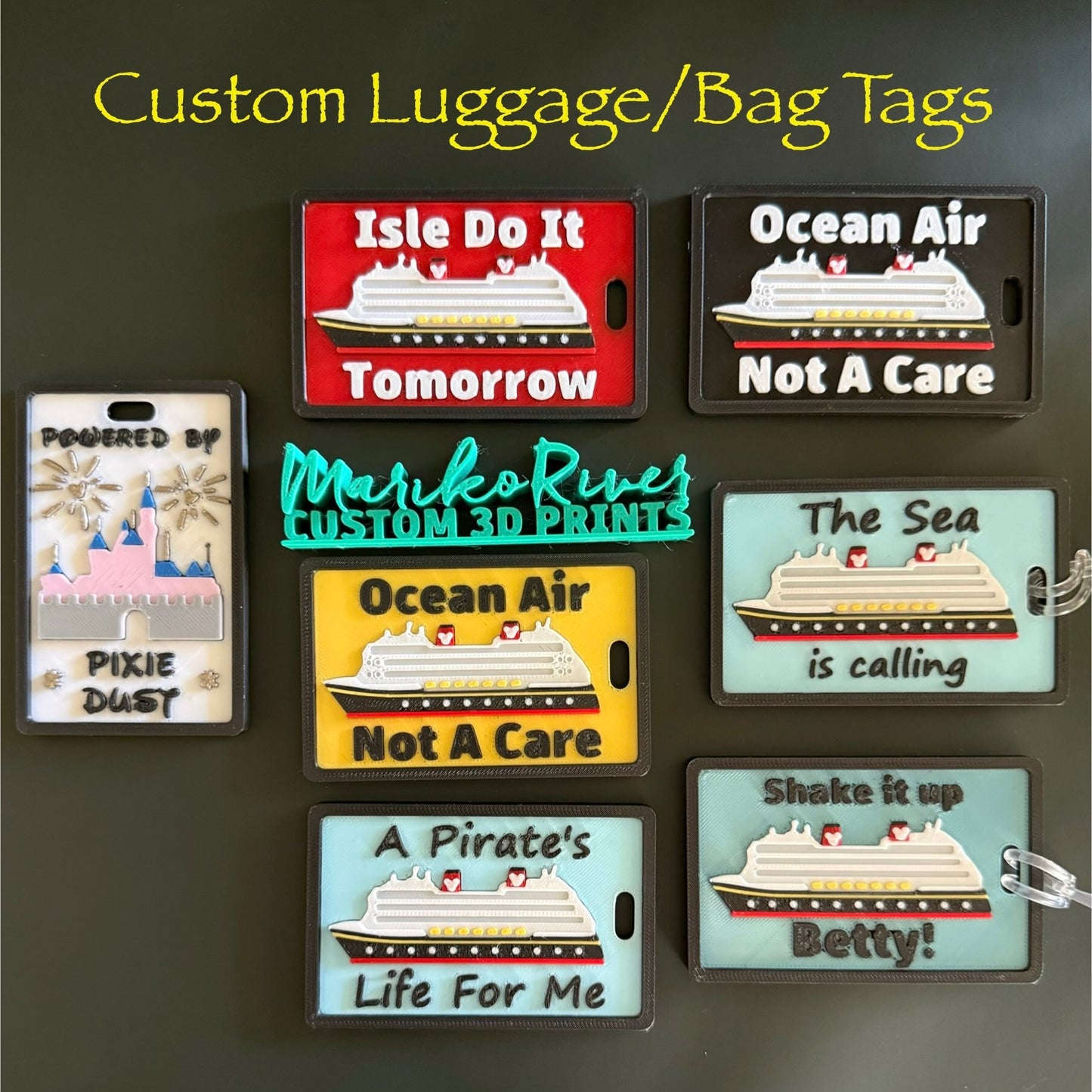Cruise luggage tag
