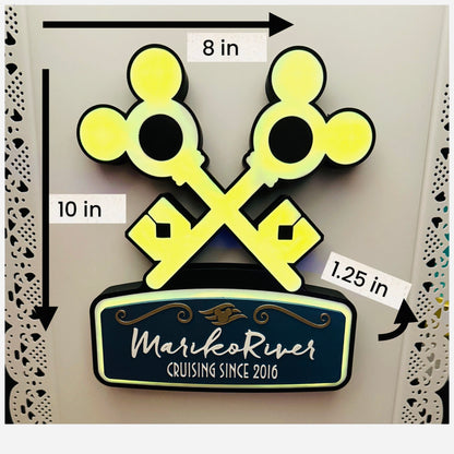 Crossed Keys Magnet