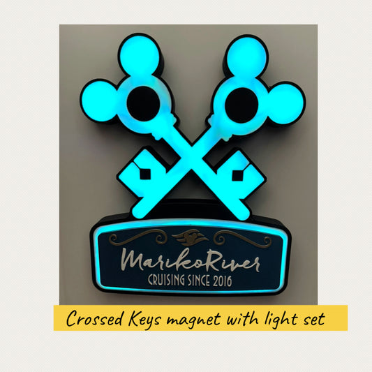Crossed Keys Magnet