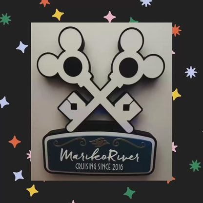 Crossed Keys Magnet